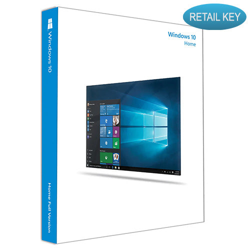 Microsoft Windows 10 Home 32/64 Bit 1PC Retail Product Key Lifetime