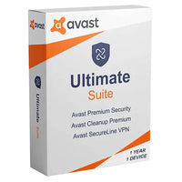 Avast Ultimate Suite Security 2022 1 Device 1 Year VPN CleanUp AntiTrack