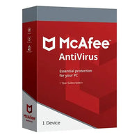 McAfee Antivirus 2022 Security Antivirus 1 Device 1 Year