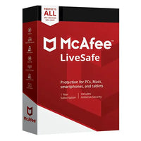 McAfee LiveSafe Identity Protection Unlimited Devices 1 Year