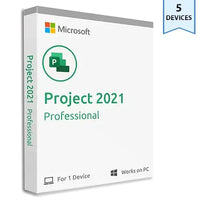 Microsoft Project 2021 Professional 5PC Devices