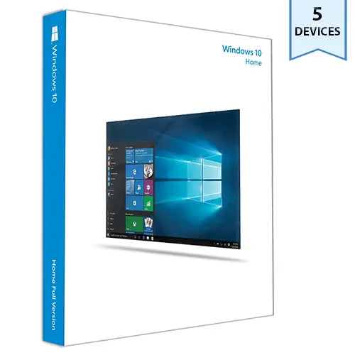 Microsoft Windows 10 Home 32/64 Bit 5PC Devices Product Key Lifetime