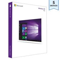 Microsoft Windows 10 Professional 32/64 Bit 5PC Devices Product Key Lifetime