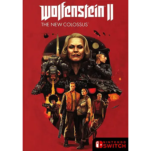 Wolfenstein II The New Colossus Nintendo Switch Game Key EU plus UK