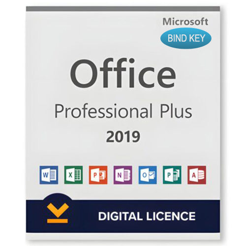 Microsoft Office 2019 Professional Plus | Lifetime Bind License Key | 1 PC | Instant Download