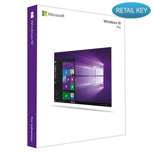 Microsoft Windows 10 Professional 32/64 Bit 1PC Retail Product Key Lifetime