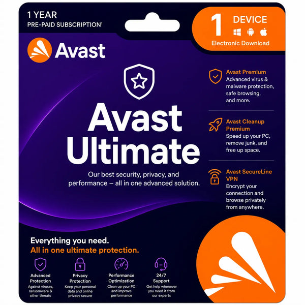 Avast Ultimate Security 1 Year 1 Device
